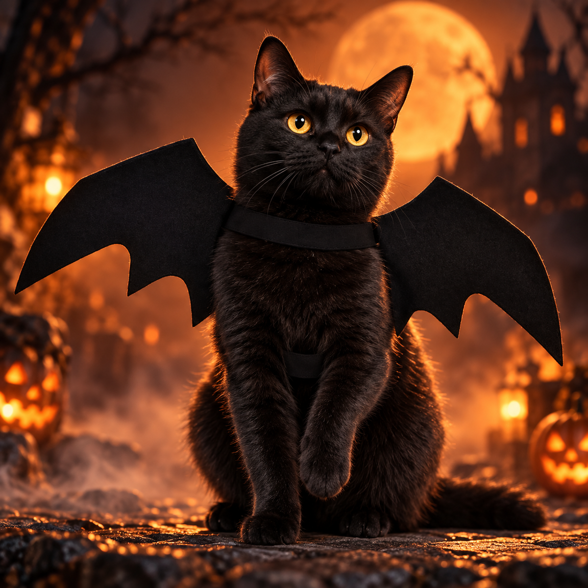 Bat Kitty Wings