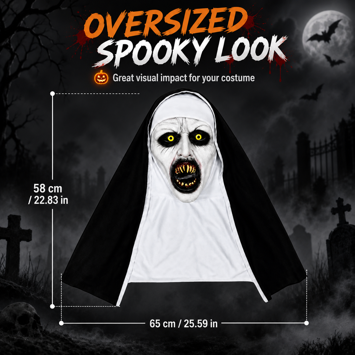 Scary Nun Mask